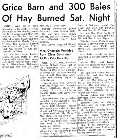 The Gilmer Mirror (Gilmer, Texas) > 24 Aug 1961, Thu > Page 6 - Newspapers.com