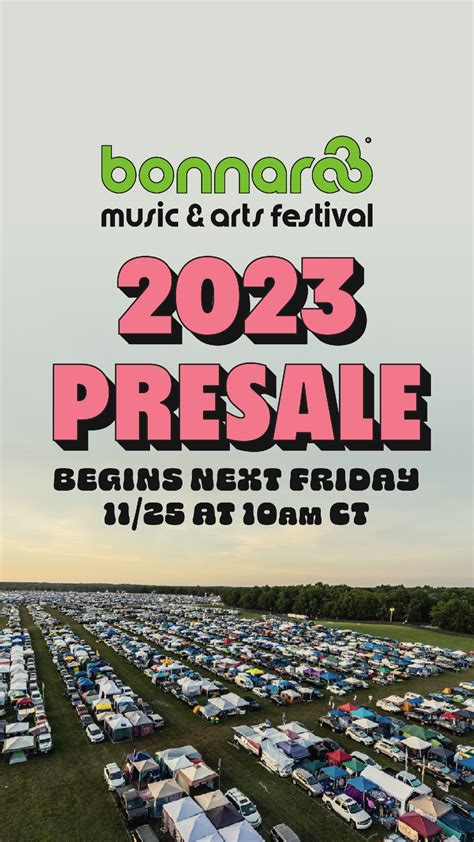 Bonnaroo 2023 presale tickets available on Black Friday | Grateful Web