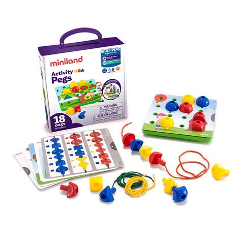 Juego de inteligencia Activity Pegs | Miniland ES