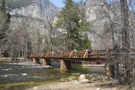 Pedestrian Bridge over Merced River in Yosemite Valley | Flickr