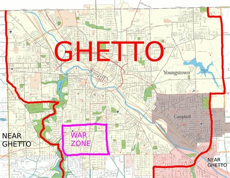 youngstownghetto3200 | Youngstown Ohio Ghetto Map Winter 201 ...