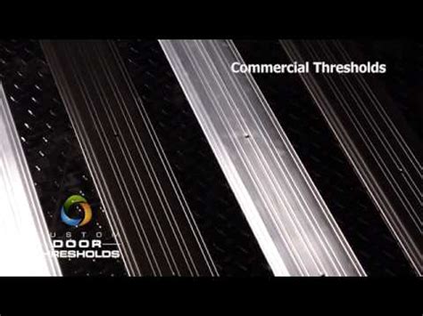 Commercial Door Threshold - YouTube