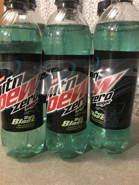 Found Baja Blast Zero Sugar in the store!! To make it even better, 3 6 packs for $8!!! : r ...