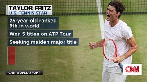 American Tennis Star Taylor Fritz previews Wimbledon and talks mental ...