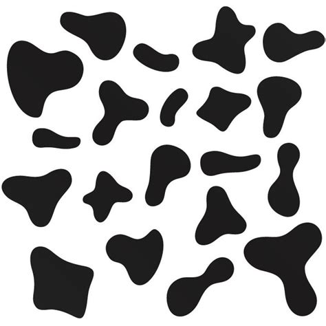 Printable Cow Spots Template - Printable Word Searches