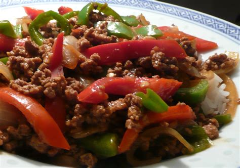 Asian Ground Beef, Pepper and Onion Saute Recipe - Food.com