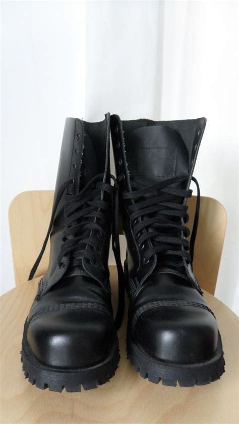 Vintage Goth Punk 10 Hole Lace up Boots Underground England:uk | Etsy ...