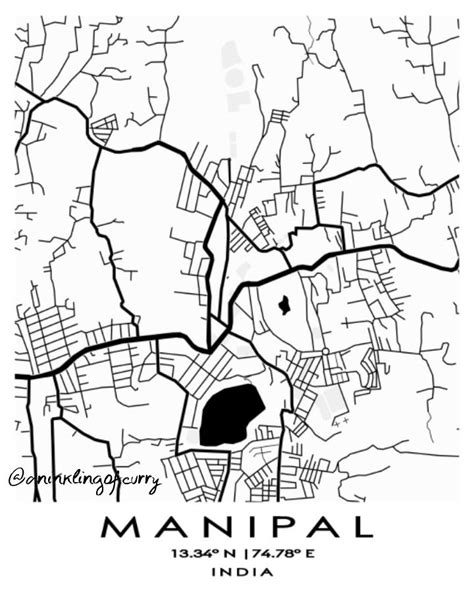 Minimalistic Manipal map : r/manipal