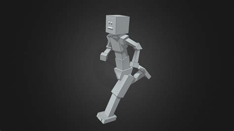 Ultra Low Poly Animated Character (Mixamo based) - Download Free 3D ...