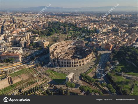 Aerial view of Colosseum Stock Photo by ©a_medvedkov 180815688