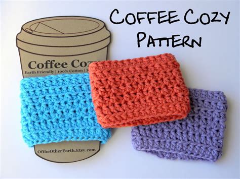 Crochet coffee cup sleeve, free pattern. Crochet coffee cup cozy. | i Crochet ! | Pinterest ...