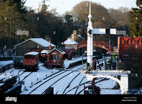 North Yorkshire Moors Railway station at Goathland Stock Photo - Alamy