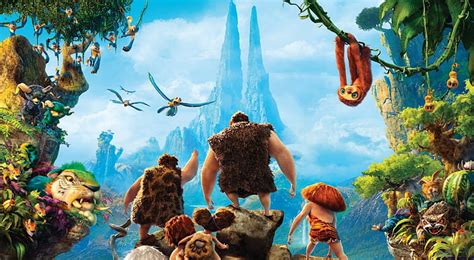 HD wallpaper: The Croods 2HD Wallpaper13 Movie HD Wallpaper, Disney movie scene screenshot ...