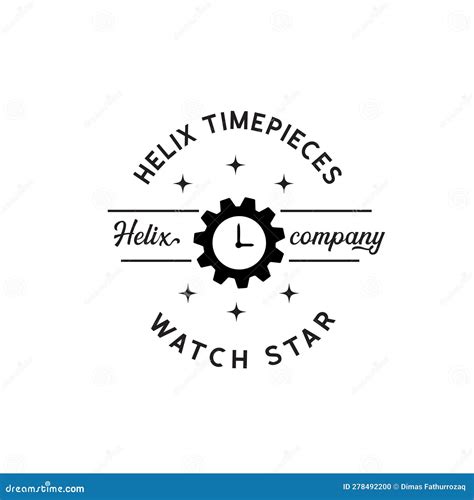 Vintage Watch Logo Business Industry Stock Illustration - Illustration ...