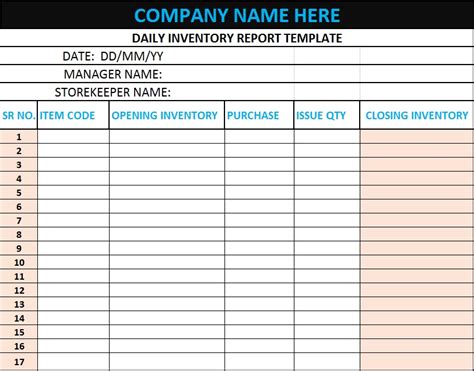 4 Inventory Summary Report Templates - Free Report Templates