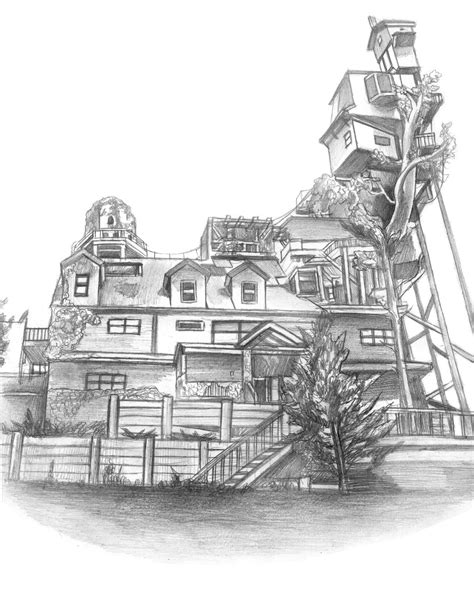 What Remains of Edith Finch (House Sketch) by SoulStryder210 on DeviantArt