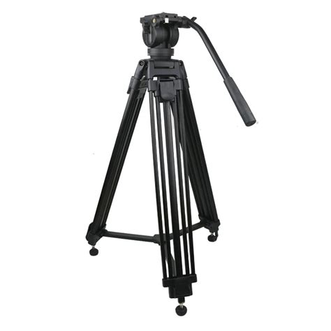 DIAT A193CKS10 Professional 75mm Heavy Duty Video Camera Tripod with Fluid Drag Head Video ...