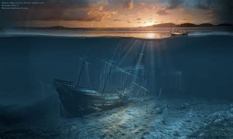 Sunken Ship, wreck, underwater, ship, ocean, sank, HD wallpaper | Peakpx