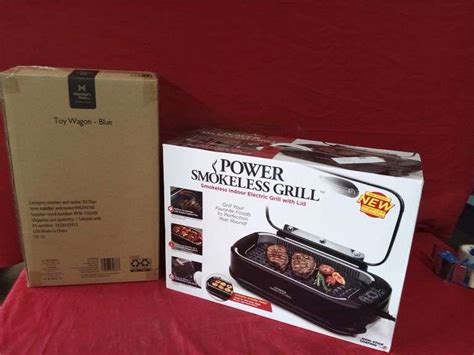 (2) Pieces Power Smokeless Grill Smokeless Indoor Electric Grill Lid ...