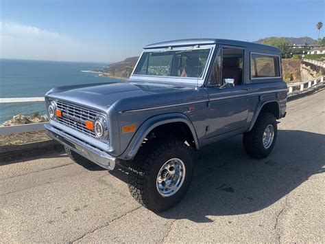 1973 Mussel Blue Ford bronco | Custom Classic Ford Bronco Restorations by Rocky Roads LLC.