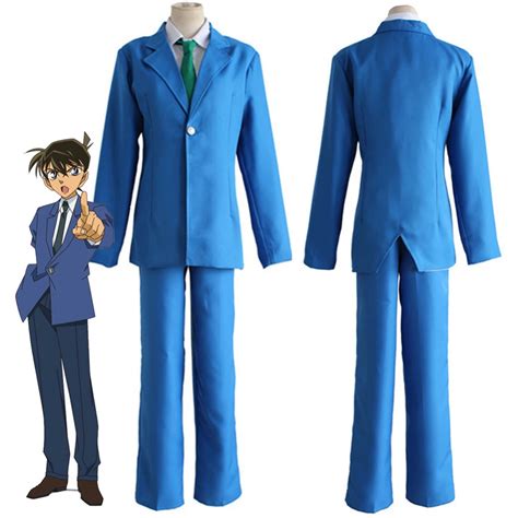 Detective Conan Case Closed Kudou Shinichi Jimmy Kudo Cosplay Costume