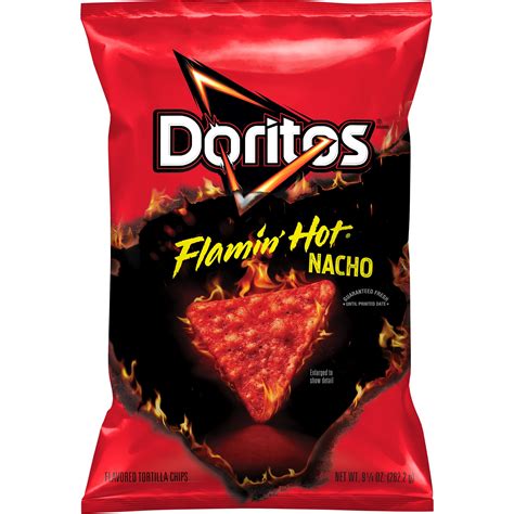 Doritos Flavored Tortilla Chips, Flamin' Hot Nacho,, 52% OFF