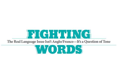 Fighting Words | Opinions – The Link