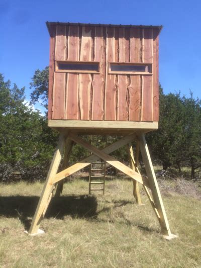 Deer Blinds * Gun & Bow Blinds * Texas Cedar * Modular Construction ...