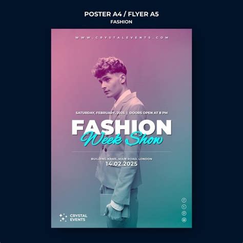 Free PSD | Fashion poster template | Poster template, Conference poster template, Fashion poster