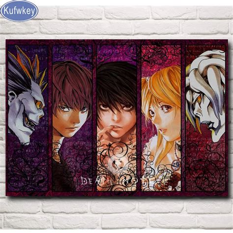 Death Note Japanese,Full,Diamond Embroidery,5D Diamond Painting Anime,Cross Stitch,Diamond ...