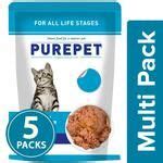 Buy Purepet Wet Cat Food - Real Chicken & Chicken Liver in Gravy Online at Best Price of Rs 125 ...