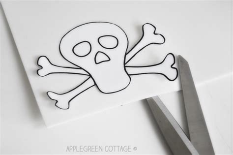 Pirate Eye Patch Template And Skull Applique - AppleGreen Cottage