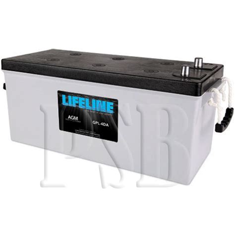 GPL-4DA Lifeline oem 12 Volt 210ah 4D Sealed AGM Deep Cycle Marine ...