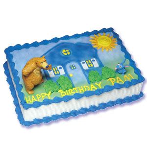 Bear in the Big Blue House Cake Decorating Instructions