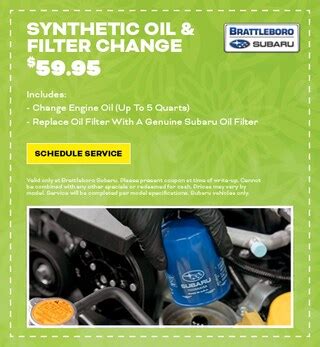 Brattleboro Subaru Service Center | Brattleboro Subaru