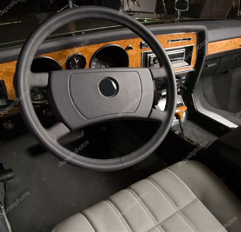 Luxury old car interior ⬇ Stock Photo, Image by © nejron #4791464