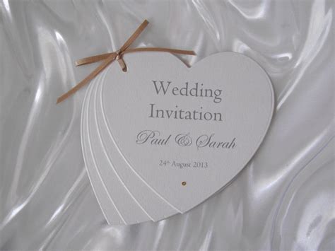 Heart wedding invitation by Cute As Can Be Stationery Heart Wedding ...