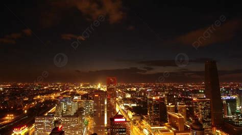 Beijing City Night View Background, Beijing, Beijing Cbd, Beijing Night View Background Image ...