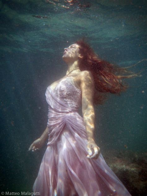 MatteoMalagutti.com • First underwater fashion photo shoot with...