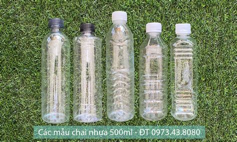 Vỏ chai nhựa pet 500ml mẫu đẹp chất lượng cao giá rẻ tại đà nẵng