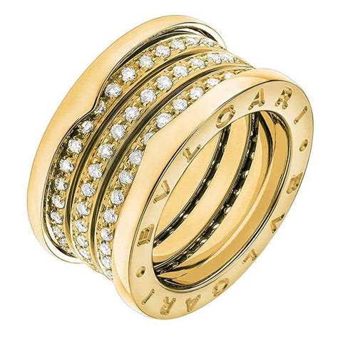 Bulgari Yellow Gold Diamond "B.Zero1" Ring at 1stDibs | bulgari ring ...