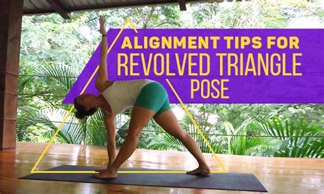 6 Alignment Tips for Revolved Triangle Pose - DoYou