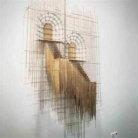 Artist Creates Architectural 3D Sketch-Like Wire Sculptures