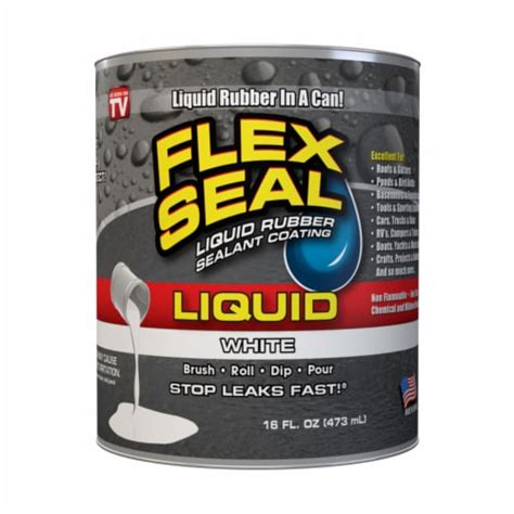 Flex Seal White Liquid Rubber Sealant Coating, 16 fl oz - Kroger