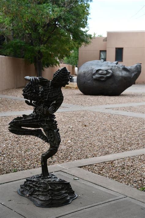 Sculpture Garden at Albuquerque Museum of Art and History in Albuquerque, New Mexico Editorial ...