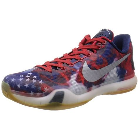 Nike - Nike Mens Kobe X Basketball Shoes Red White Blue - Walmart.com ...