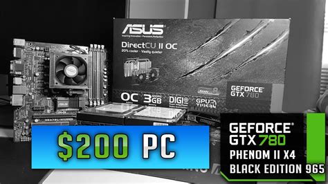 Ultimate used $200 Gaming PC Time lapse build - YouTube