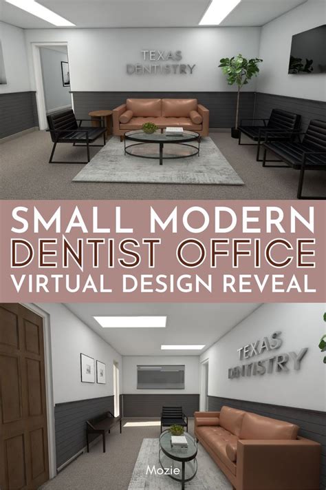 Small Modern Dentist Office Design | Virtual Design Reveal - Mozie