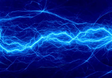 Blue Electricity Background