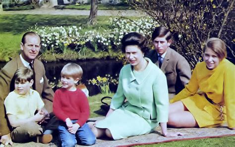 Prince Philip and Queen Elizabeth II with their children | Flickr